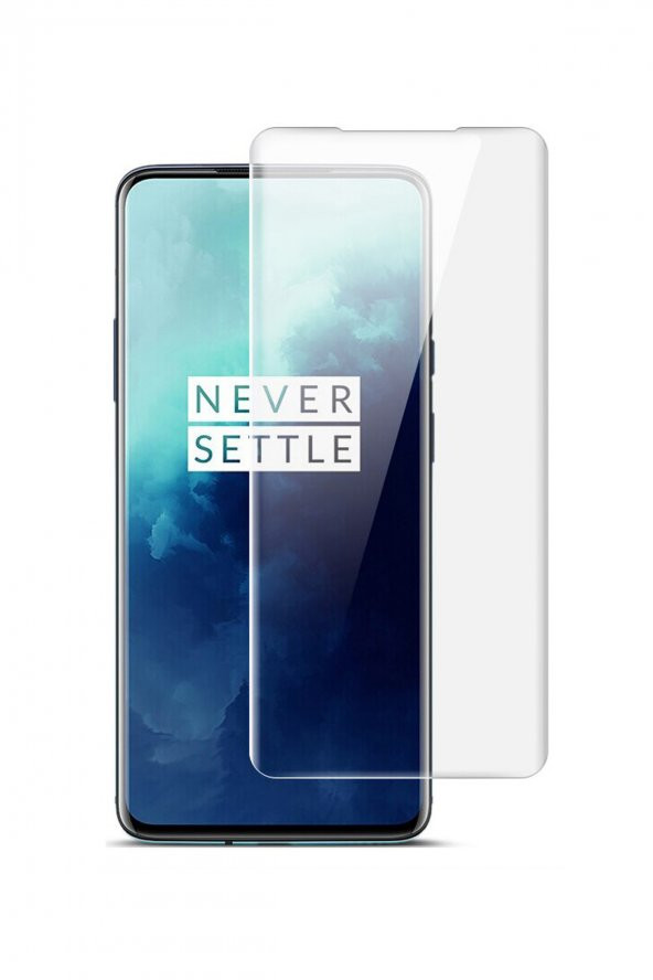 Microcase OnePlus 7T Pro Full Ekran Koruma Curved 3D Pet Film