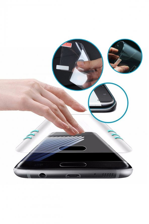 Microcase OnePlus 7T Pro Full Ekran Koruma Curved 3D Pet Film - 3