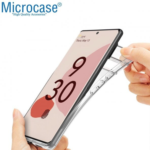 Microcase Google Pixel 6 Pro 0.2 mm İnce Silikon Kılıf - Şeffaf - 3
