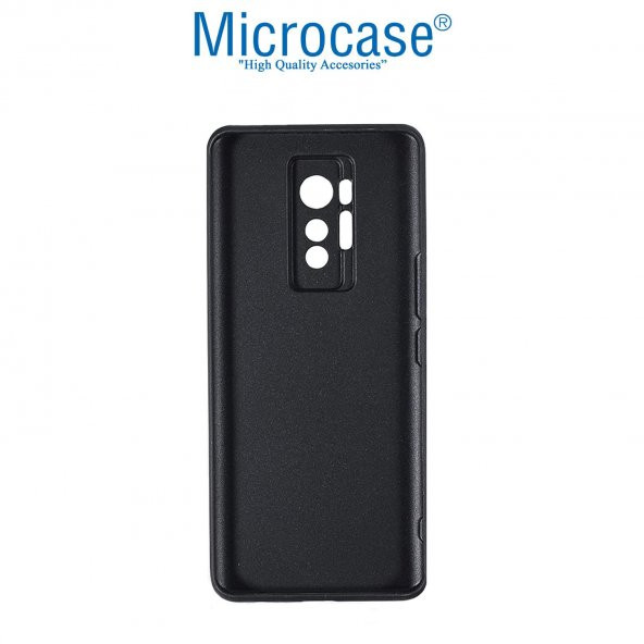 Microcase Tecno Phantom X Matte Serisi Silikon TPU Kılıf - Siyah - 2