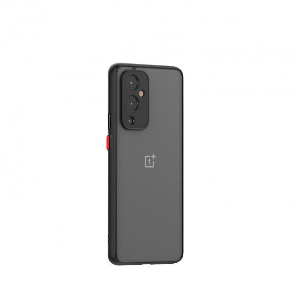 Microcase OnePlus 9 London Serisi Sert Kılıf - Buzlu Siyah