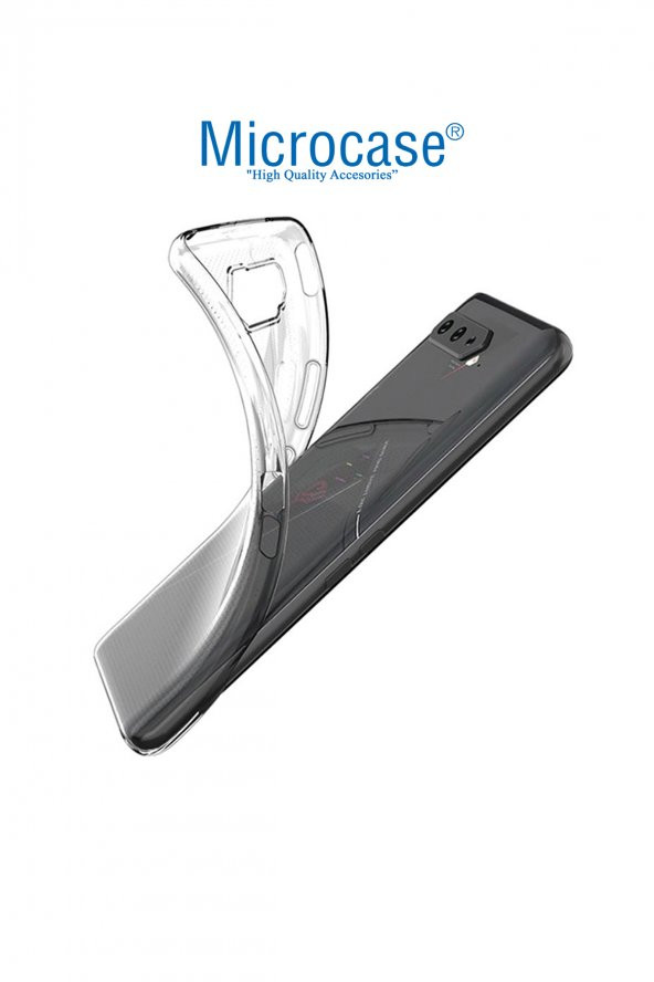Microcase Asus Rog Phone 5 Pro 0.2 mm Ultra İnce Soft Silikon Kılıf - Şeffaf - 2