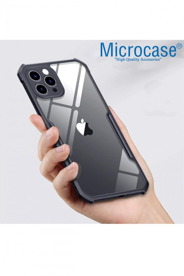 Microcase iPhone 11 Pro Max Airbag Serisi Darbeye Dayanıklı Köşe Korumalı Tpu Kılıf - 5