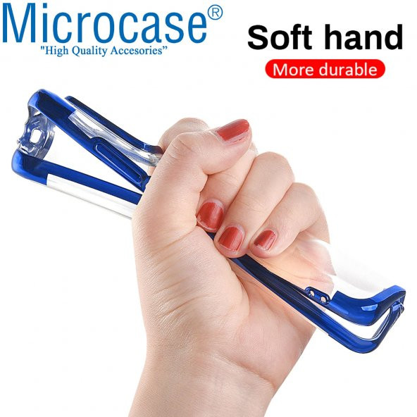 Microcase Huawei Mate 40 Lite Plating Series Soft Silikon Kılıf - Mavi - 2