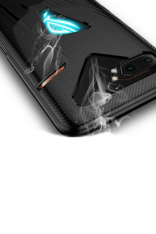 Microcase Asus ROG Phone 2 Gamepad Silikon Kılıf - Mavi - Resim 2