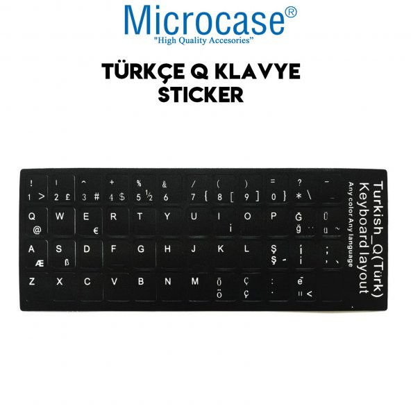 Microcase iPad Pro 12.9 2021 5.Nesil Bluetooth Klavye+Mouse+TR Sticker AL2691 - 5