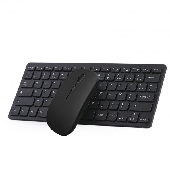 Microcase iPad Pro 11 inch Bluetooth Klavye (TR Sticker) + Bluetooth Mouse + Tablet Standı - AL2764 - 2