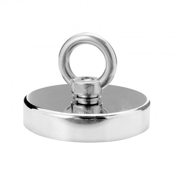 Microcase Süper Güçlü 80mm Neodyum Kurtarma Mıknatısı Yuvarlak Vidalı Pot Magnet - D80