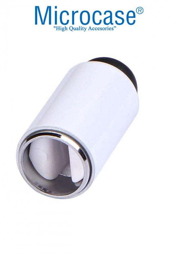 Microcase Apple Pencil için 2in1 Şarj kapağı ve Dokunmatik kalem - Metal Gövde Nano Uç - AL2541 - Resim 3