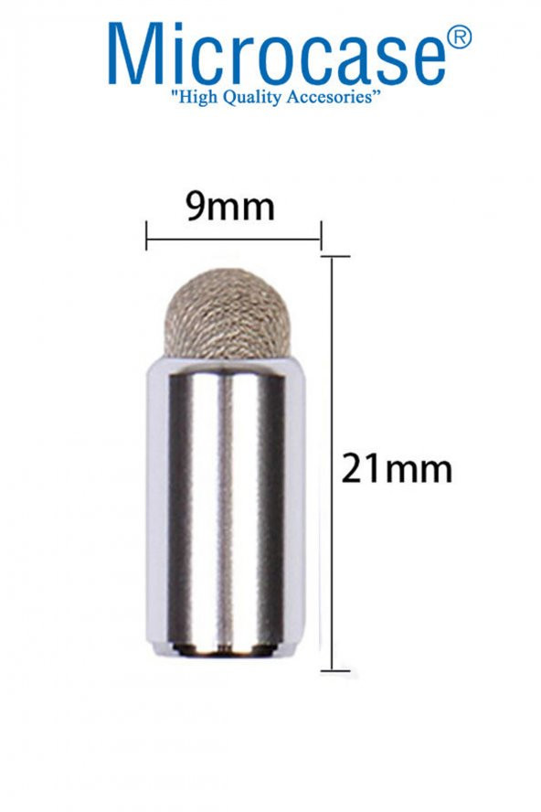 Microcase Apple Pencil için 2in1 Şarj kapağı ve Dokunmatik kalem - Metal Gövde Nano Uç - AL2541 - Resim 4