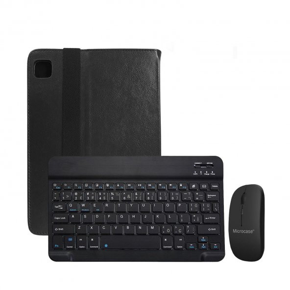 Microcase iPad Pro 12.9 2021 Bluetooth Klavye+Mouse+Standlı Kılıf - BKK13