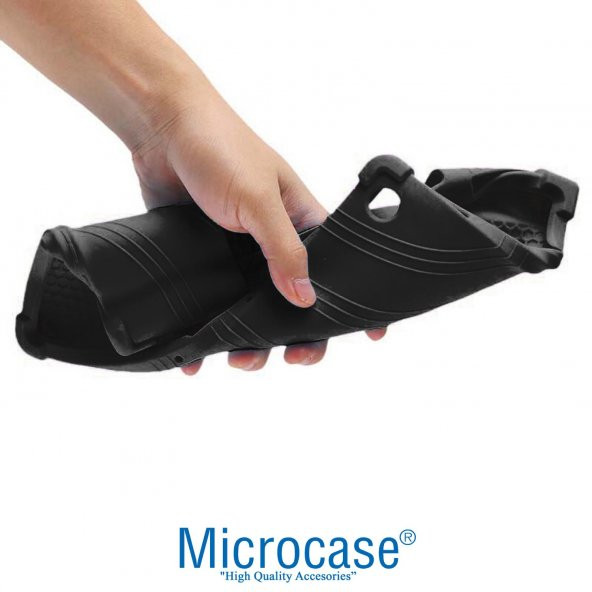 Microcase Lenovo Yoga Tab 11 YT-J706F 11 inch Silikon Kılıf - Siyah - 5