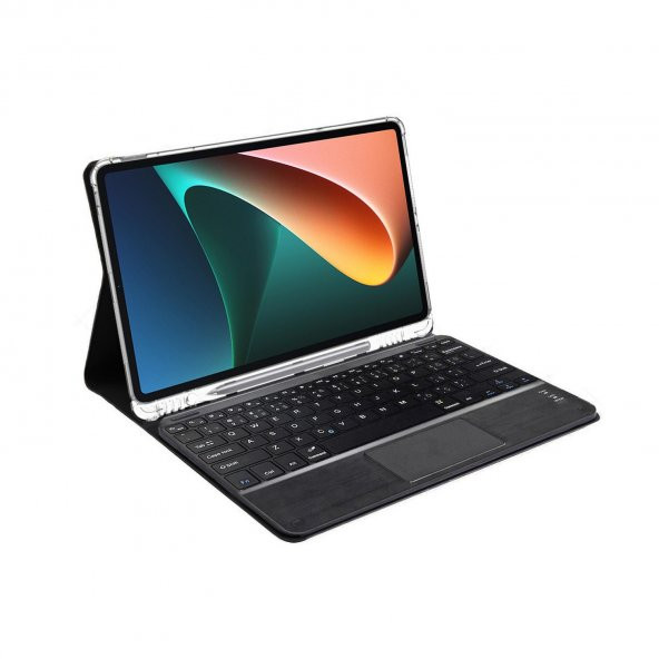 Xiaomi Pad 5 Bluetooth Touchpad Klavyeli Kalem Koymalı Kılıf - BKK10