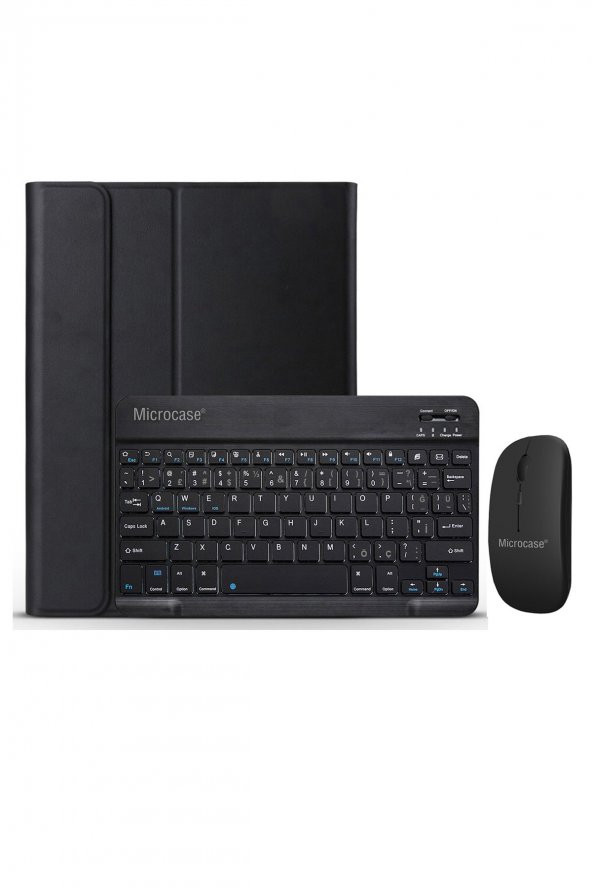 Microcase Xiaomi Pad 5 11 inch Bluetooth Klavye ve Mouse + Standlı Kılıf - BKK6