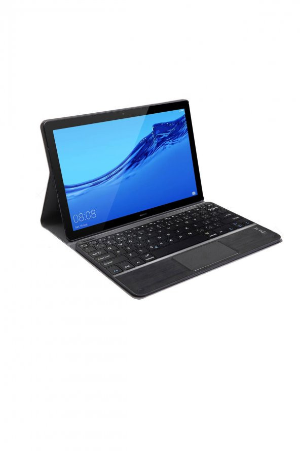 Microcase Huawei MediaPad T5 10.1 inch Bluetooth Touchpad Klavye + Standlı Kılıf - BKK5