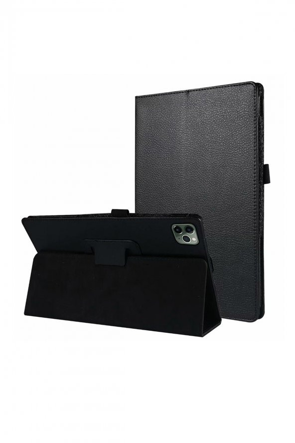 Microcase iPad Pro 11 2018 - 2020 - 2021 Standlı Deri Kılıf Book Case - Siyah
