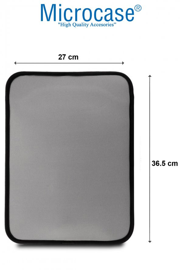 Microcase Asus Zenbook 13.3 için Neopren İnce Sleeve Kılıf - AL2652 Siyah - 3