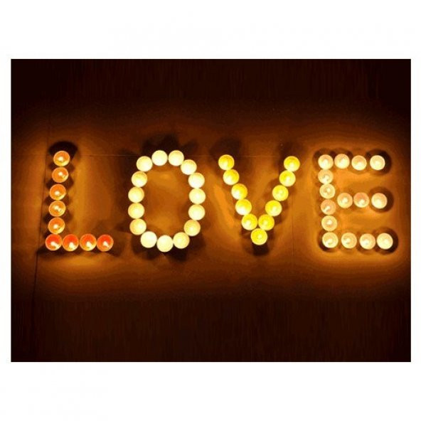 100 Lü Tea Light Mum Beyaz Tealight Mum - 2