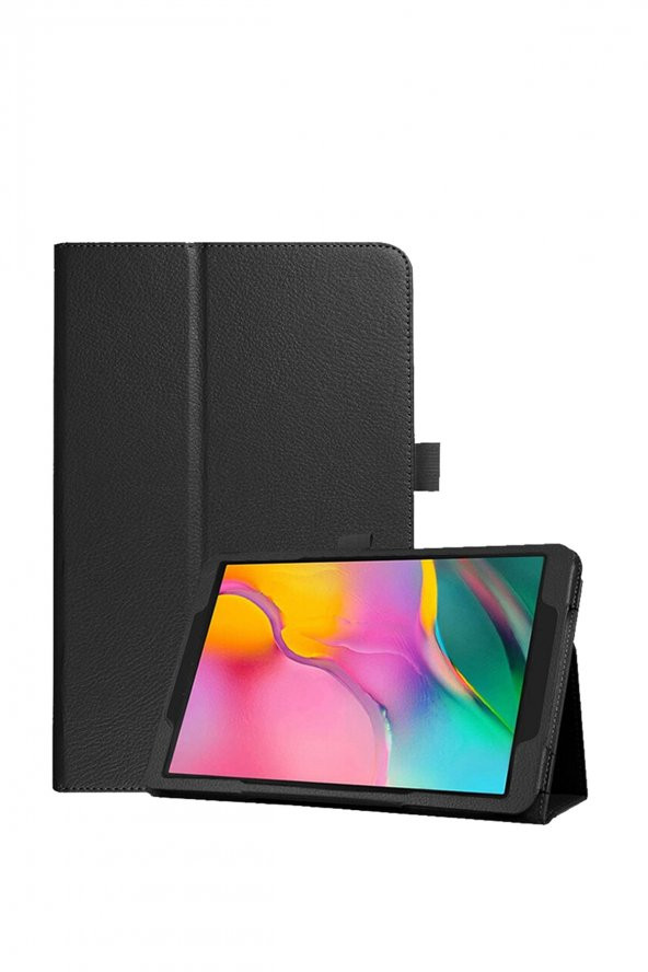 Microcase Huawei Matepad T10 / T10S Tablet Standlı Deri Kılıf Book Case