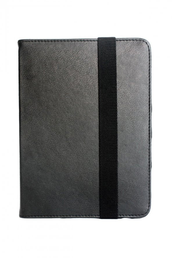 Microcase Huawei Mediapad T3 10 9.6 inch Alfa Book Case PU Deri Standlı Kılıf - Siyah