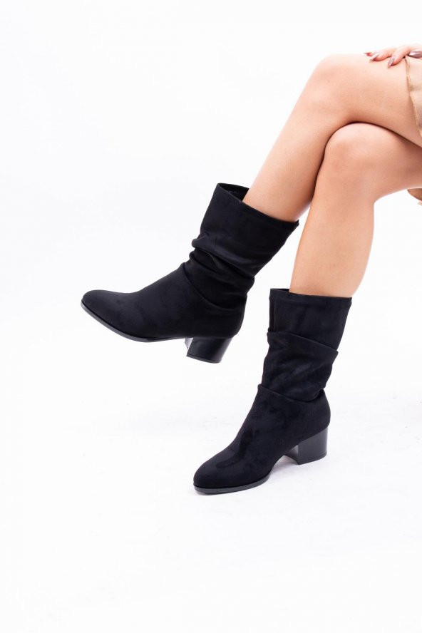 LİZSHOE KADIN SÜET GÜNLÜK BOT MTT 25021K - 4
