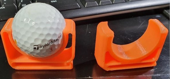 Golf Topu Klipsi(1 Top) 3 Tipi Plastik Aparat