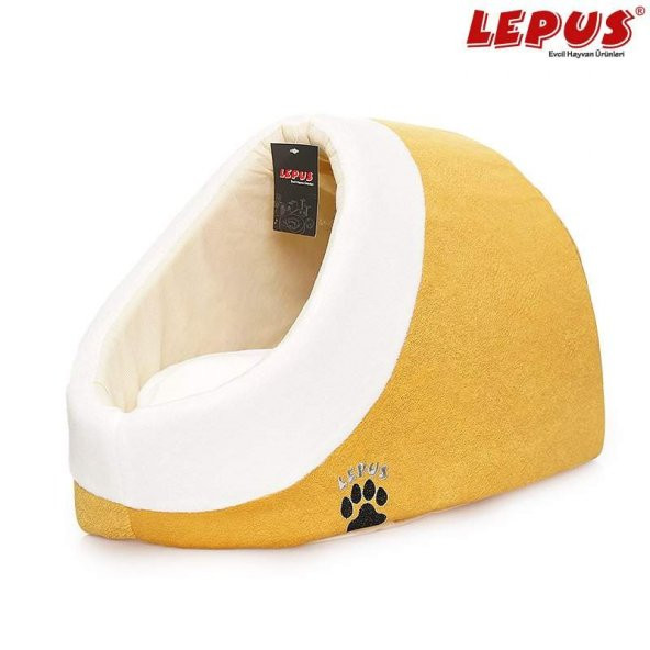 Lepus Alaska Kedi ve Köpek Yatak Hardal Sarısı 35x45x35 Cm