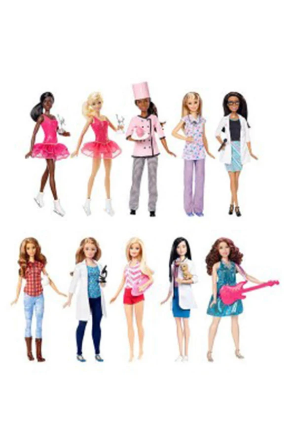 Barbie Kariyer Bebekleri Serisi (Karışık Model 1 Adet)