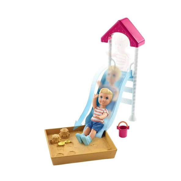 Barbie Bebek Bakıcılığı Temalı Oyun Seti (Karışık Model 1 Adet) - Resim 7