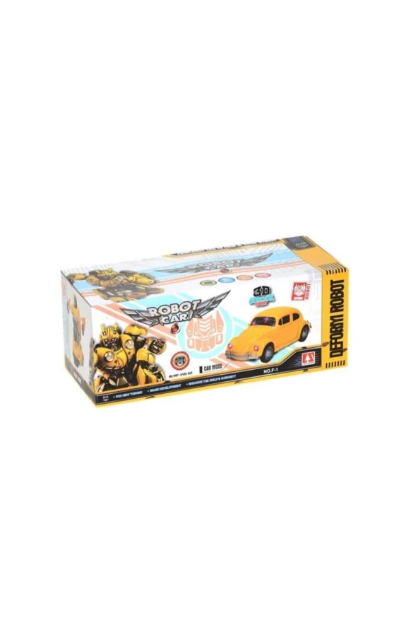 Can Toys Pilli Kutulu Robota Dönüşen Vosvos Araba