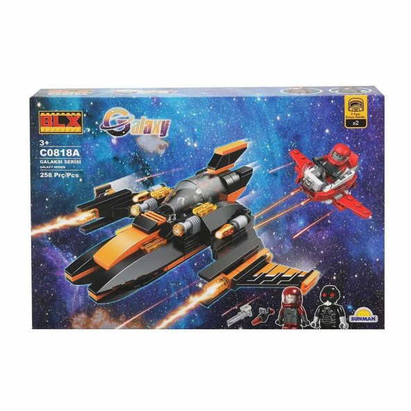 WOM-BLX-Galaksi Set 2 İn 1 İntersteller 258 Parça - Resim 3