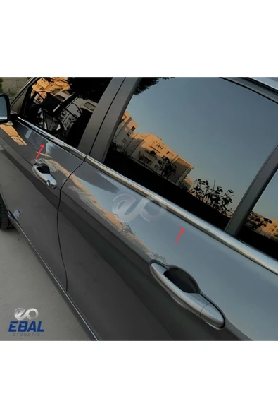 Fiat Egea Sedan-Hb Krom Cam Çıtası 4 Parça 2015 Üzeri Paslanmaz Çelik - Resim 2
