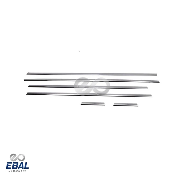 VW Passat 3B Krom Cam Çıtası 6 Parça 1996-2005 Arası P. Çelik - Resim 3