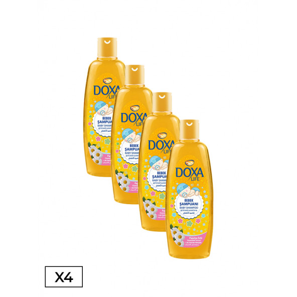 Doxa Life Papatya Özlü Bebek Şampuanı 400 ml 4 Adet