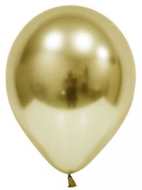 BALON KROM PARLAK 12 İNC ALTIN 50 ADET - 3