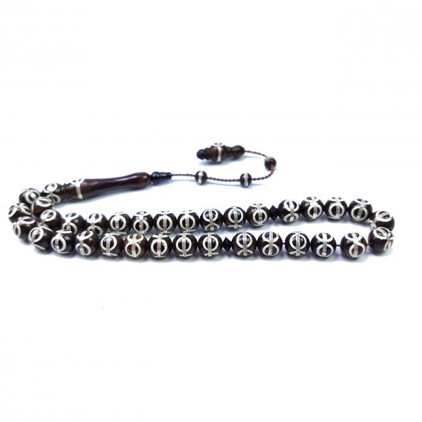 Gümüş Sarma Sistemli Kuka Tesbih - 2