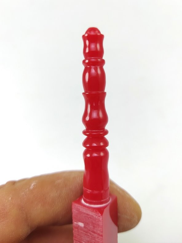 Kırmızı Renk Yeni Zar Tesbih Hammaddesi ürün görseli