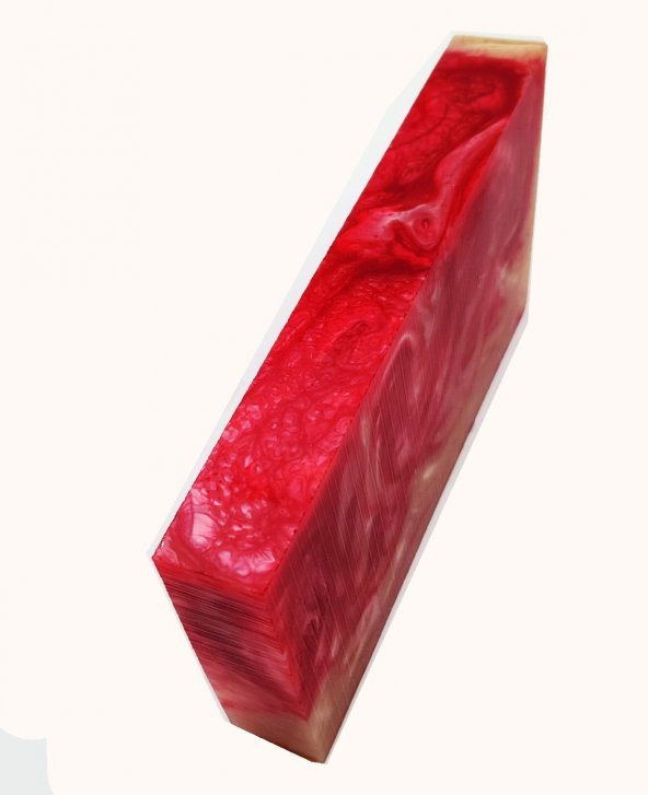 Sarı Kırmızı Sedefli Katalin Tesbih  Hammaddesi 300 gr. - 2