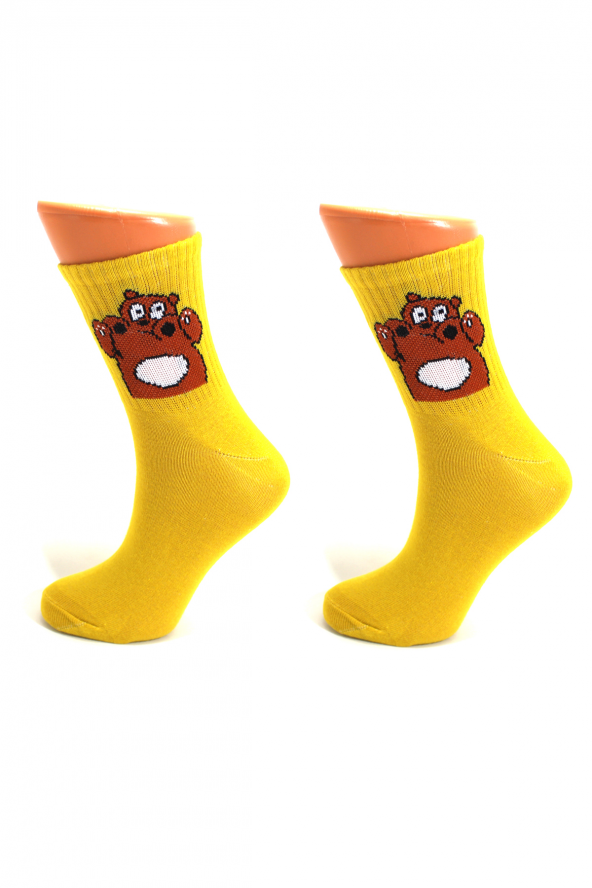 Ayıcık Sarı Çorap