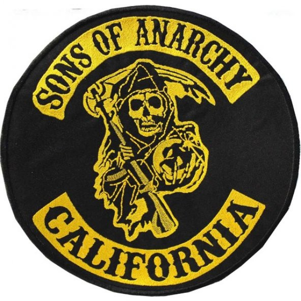 Sons Of Anarchy California Büyük Boy Arma
