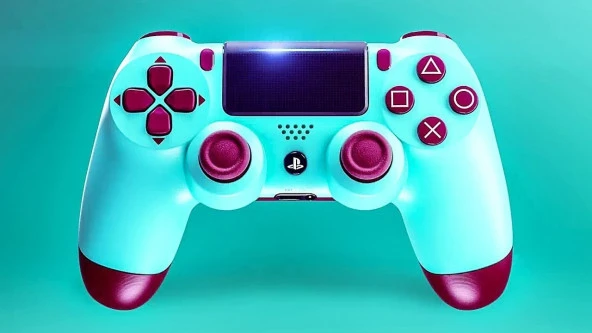 Sony Ps4 Joystick Dualshock 4 V2 Oyun Kolu Gamepad Berry BlueTeşhir