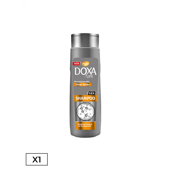 Doxa Life Silver Serisi Zarar Görmüş Yıpranmış Saçlara Özel Erkek Şampuanı 600 ml 1 Adet
