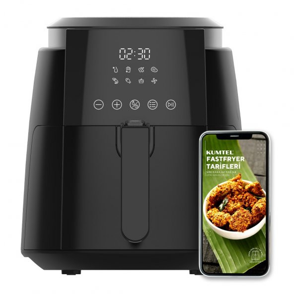 Kumtel Digital Fastfryer ( Yağsız Fritöz Airfryer )