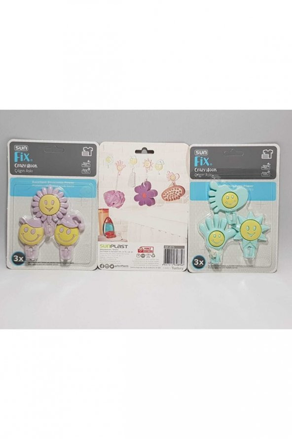 Sun Plastik SUN SF-875 Askılık Çılgın 3 Parça - 6