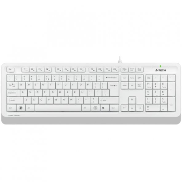A4 Tech FK10 Q Kablolu MM Klavye Beyaz USB