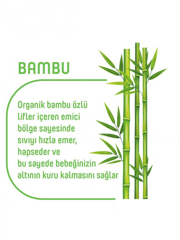 Pure Baby Organik Bambu Özlü Islak Havlu 24x60 (1440 Yaprak) - 3