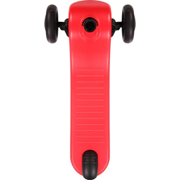 Let's Be Child Let's Ride Led Işıklı Silikon 3 Tekerli Yükseklik Ayarlı Scooter Kırmızı LC-30906 - Resim 9