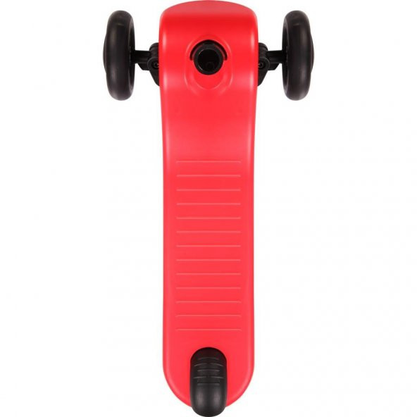 Lets Be Child Lets Ride Led Işıklı Silikon 3 Tekerli Yükseklik Ayarlı Scooter Kırmızı LC-30906 - 9