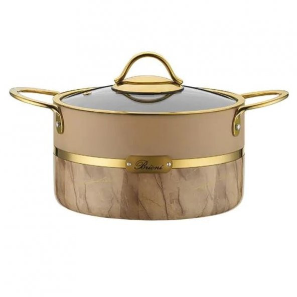 Brioni Selection 20 Cm Derin Tencere Krem SLK-130