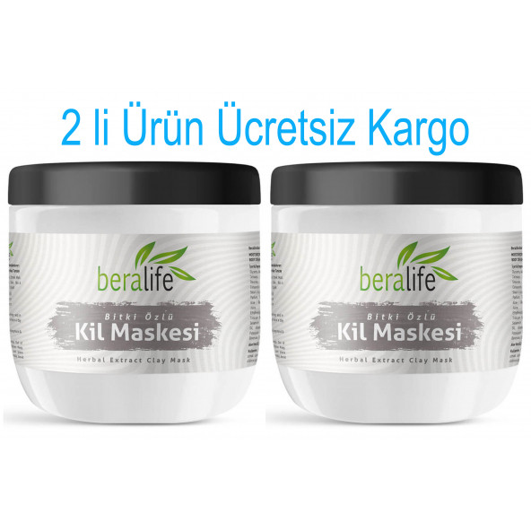 Beralife Kil Maskesi 650 gr 2 adet